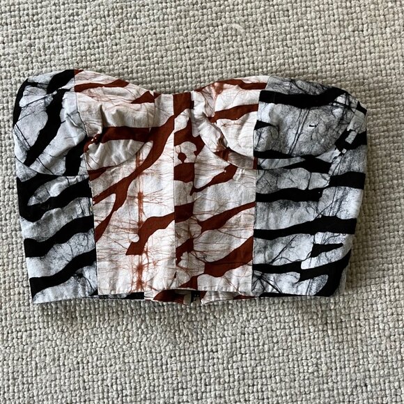 Studio 189 Zip-Back Crop Top - Picture 7 of 9